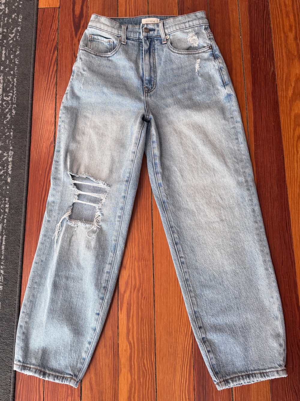 Evereve Vintage Barrel Jeans